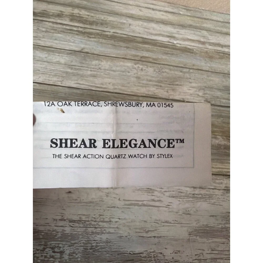 Vintage Stylex Shear Elegance Barber Pole Quartz Watch Hong Kong 8.25" NOS - Picture 7 of 13